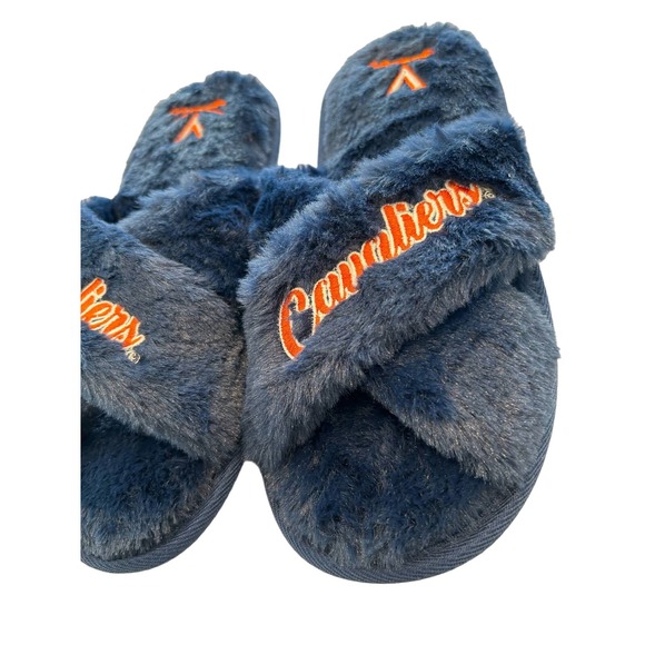Cozy NCAA Virginia Cavaliers Cross Slides Navy L" - Picture 3 of 10